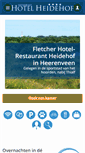 Mobile Screenshot of hotelheidehof.nl